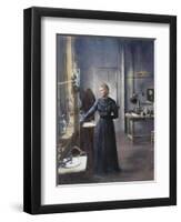 Marie Curie (1867-1934)-null-Framed Premium Photographic Print