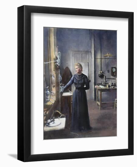 Marie Curie (1867-1934)-null-Framed Premium Photographic Print