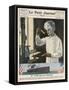 Marie Curie in Her Laboratory-Andre Galland-Framed Stretched Canvas
