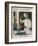 Marie Curie in Her Laboratory-Andre Galland-Framed Art Print