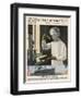 Marie Curie in Her Laboratory-Andre Galland-Framed Art Print