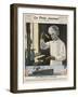 Marie Curie in Her Laboratory-Andre Galland-Framed Art Print