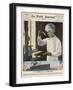 Marie Curie in Her Laboratory-Andre Galland-Framed Art Print