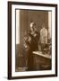 Marie Curie Physical Chemist in Her Laboratory-null-Framed Premium Photographic Print