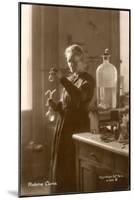 Marie Curie Physical Chemist in Her Laboratory-null-Mounted Premium Photographic Print