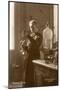 Marie Curie Physical Chemist in Her Laboratory-null-Mounted Photographic Print