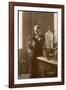 Marie Curie Physical Chemist in Her Laboratory-null-Framed Photographic Print