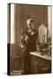 Marie Curie Physical Chemist in Her Laboratory-null-Stretched Canvas