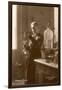 Marie Curie Physical Chemist in Her Laboratory-null-Framed Photographic Print