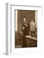 Marie Curie Physical Chemist in Her Laboratory-null-Framed Photographic Print