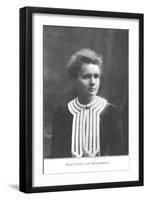 Marie Curie, Polish-Born French Physicist, 1910-null-Framed Giclee Print