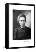 Marie Curie, Polish-Born French Physicist, 1917-null-Framed Stretched Canvas