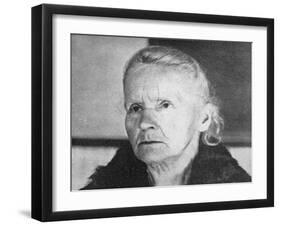 Marie Curie, Polish-Born French Physicist, 1931-null-Framed Giclee Print