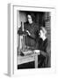 Marie Curie, Polish-Born French Physicist and Her Daughter Irene, 1925-null-Framed Giclee Print