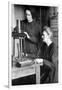 Marie Curie, Polish-Born French Physicist and Her Daughter Irene, 1925-null-Framed Giclee Print