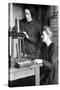 Marie Curie, Polish-Born French Physicist and Her Daughter Irene, 1925-null-Stretched Canvas