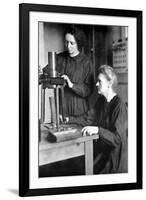 Marie Curie, Polish-Born French Physicist and Her Daughter Irene, 1925-null-Framed Giclee Print