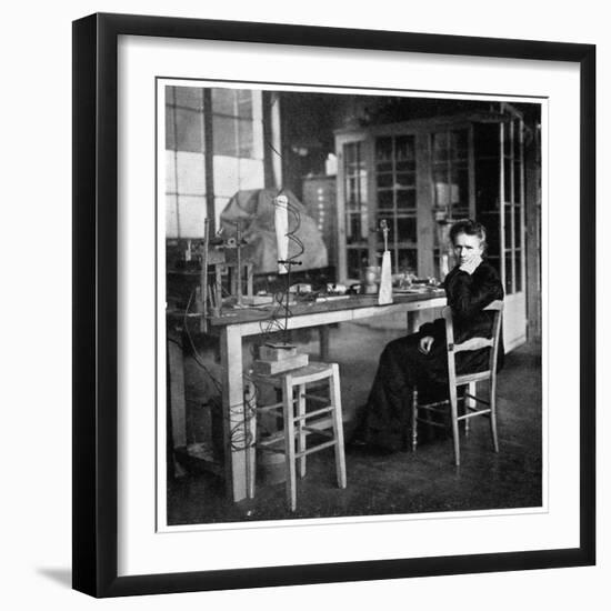 Marie Curie, Polish-Born French Physicist, C1920-null-Framed Giclee Print