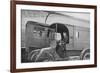 Marie Curie, Polish-Born French Physicist, Driving a Car Converted into a Radiological Unit, 1914-null-Framed Giclee Print