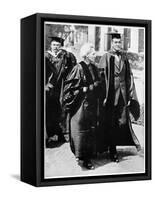 Marie Curie, Polish-Born French Physicist in 1921-null-Framed Stretched Canvas