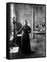 Marie Curie, Polish-Born French Physicist in Her Laboratory, 1912-null-Framed Stretched Canvas