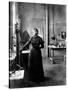 Marie Curie, Polish-Born French Physicist in Her Laboratory, 1912-null-Stretched Canvas