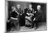 Marie Curie, Polish-Born French Physicist with Members of Her Family in Warsaw, Poland, 1912-null-Mounted Giclee Print