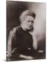 Marie Curie Polish-French Physicist Won Two Nobel Prizes, Ca. 1900-null-Mounted Art Print