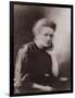 Marie Curie Polish-French Physicist Won Two Nobel Prizes, Ca. 1900-null-Framed Art Print