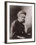 Marie Curie Polish-French Physicist Won Two Nobel Prizes, Ca. 1900-null-Framed Art Print