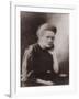 Marie Curie Polish-French Physicist Won Two Nobel Prizes, Ca. 1900-null-Framed Art Print