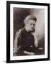 Marie Curie Polish-French Physicist Won Two Nobel Prizes, Ca. 1900-null-Framed Art Print