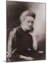 Marie Curie Polish-French Physicist Won Two Nobel Prizes, Ca. 1900-null-Mounted Art Print