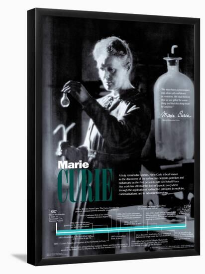 Marie Curie-null-Framed Poster