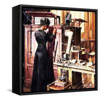 Marie Curie-null-Framed Stretched Canvas