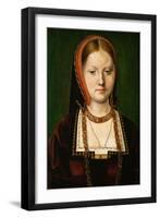 Marie D'angleterre - Portrait of Mary Tudor (1496-1533) - Michael Sittow (Maitre Michiel) (1460/68--Michiel Sittow-Framed Giclee Print