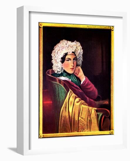 Marie Daffinger - wife-Moritz Michael Daffinger-Framed Giclee Print