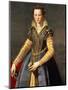 Marie De Medici (1573-1642), Wife of Henri IV of France (1553-1610)-Alessandro Allori-Mounted Giclee Print