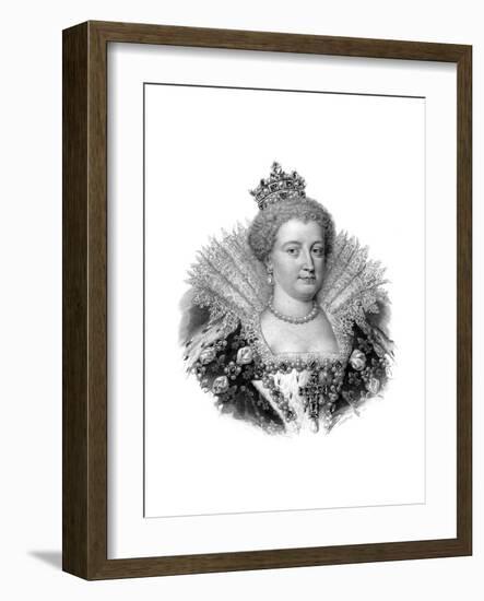 Marie De' Medici, Queen Consort of Henry IV of France-Geoffroy-Framed Giclee Print