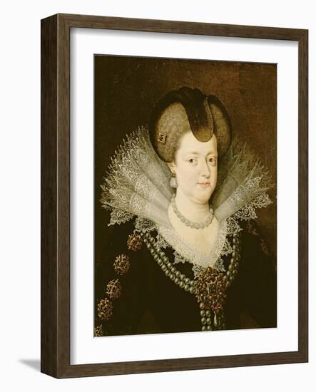 Marie De Medicis, Queen of France-Frans Pourbus The Younger-Framed Giclee Print