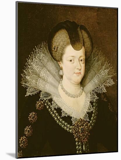 Marie De Medicis, Queen of France-Frans Pourbus The Younger-Mounted Giclee Print