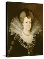 Marie De Medicis, Queen of France-Frans Pourbus The Younger-Stretched Canvas