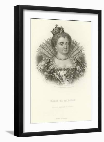 Marie De Medicis-Alphonse Marie de Neuville-Framed Giclee Print