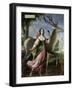 Marie De Rohan-Montbazon (1600-79) Duchess of Chevreuse as Diana the Huntress-Claude Deruet-Framed Giclee Print