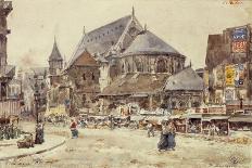 Le chevet de l'église Saint-Nicolas des Champs. Paris (IIIème arr.), 1901-Marie-Désirée Bourgoin-Giclee Print