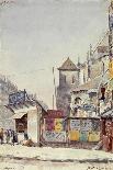 Vue de la cour de Rouen (ou de Rohan), entre le passage du Commerce et la rue du Jardinet-Marie-Désirée Bourgoin-Giclee Print