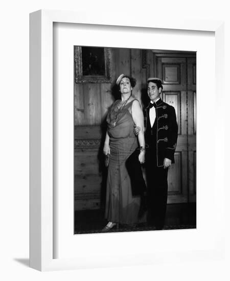 Marie Dressler, Harpo Marx-null-Framed Photographic Print