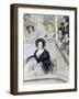 Marie Duplessis at the Theatre-Camille-joseph-etienne Roqueplan-Framed Giclee Print