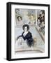 Marie Duplessis at the Theatre-Camille-joseph-etienne Roqueplan-Framed Giclee Print