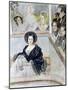 Marie Duplessis at the Theatre-Camille-joseph-etienne Roqueplan-Mounted Giclee Print